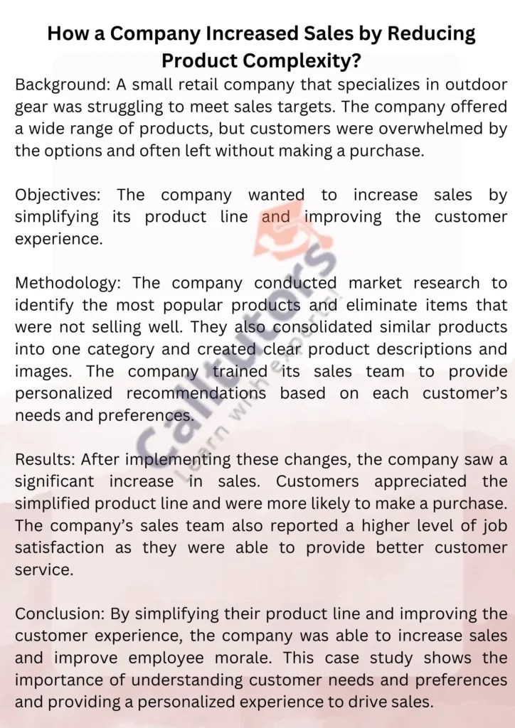 sample case study assignment