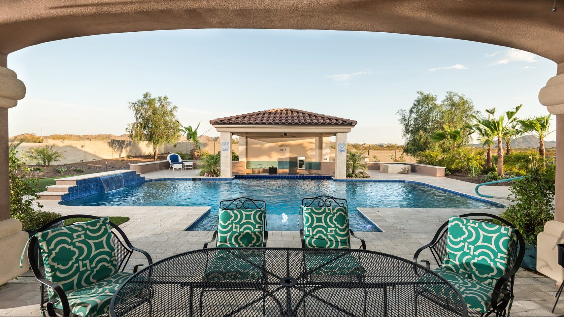 Classic Clubhouse with Travertine Throughout
