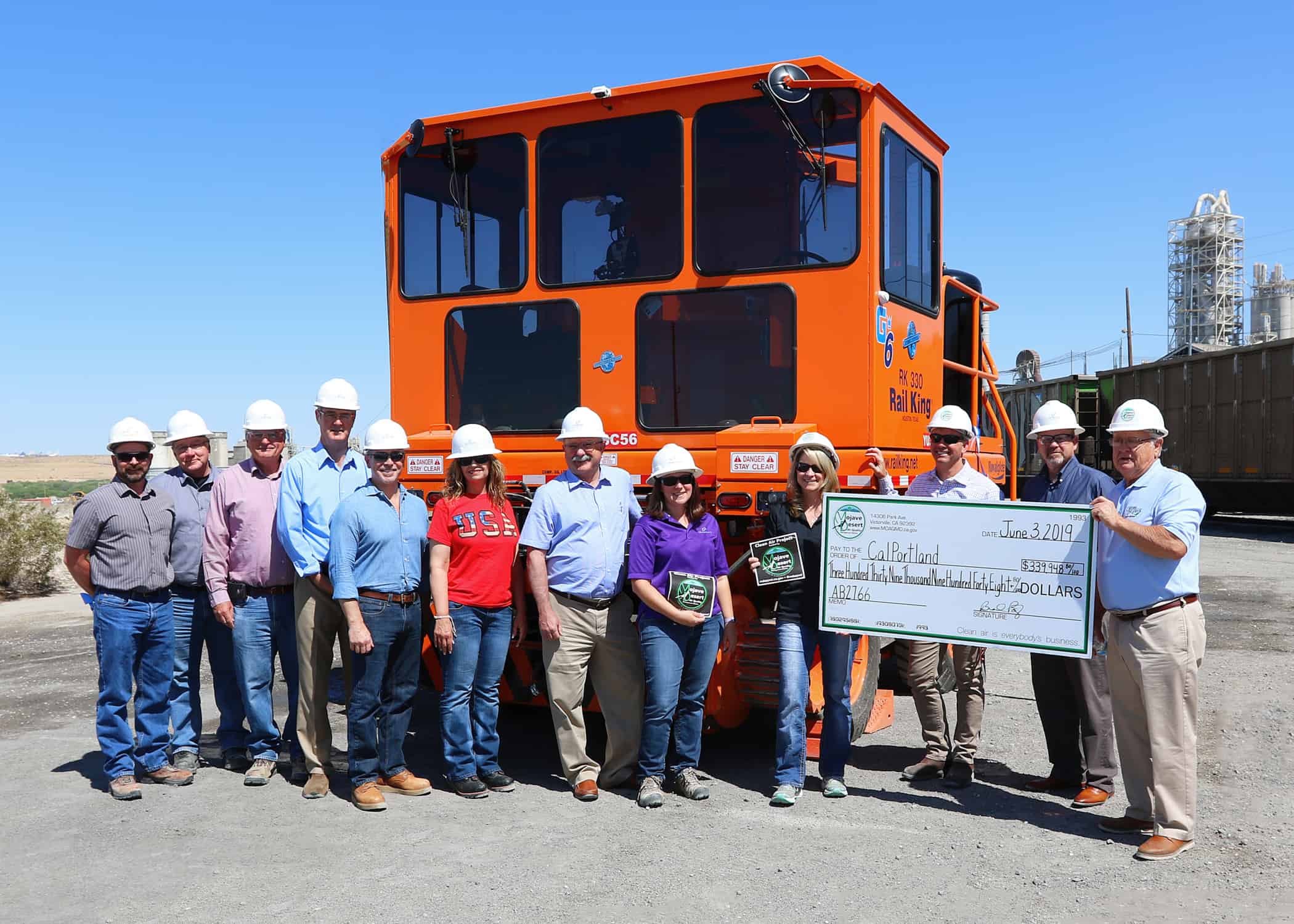 CALPORTLAND CONTINUES UPGRADES AT ORO GRANDE CEMENT PLANT Calportland