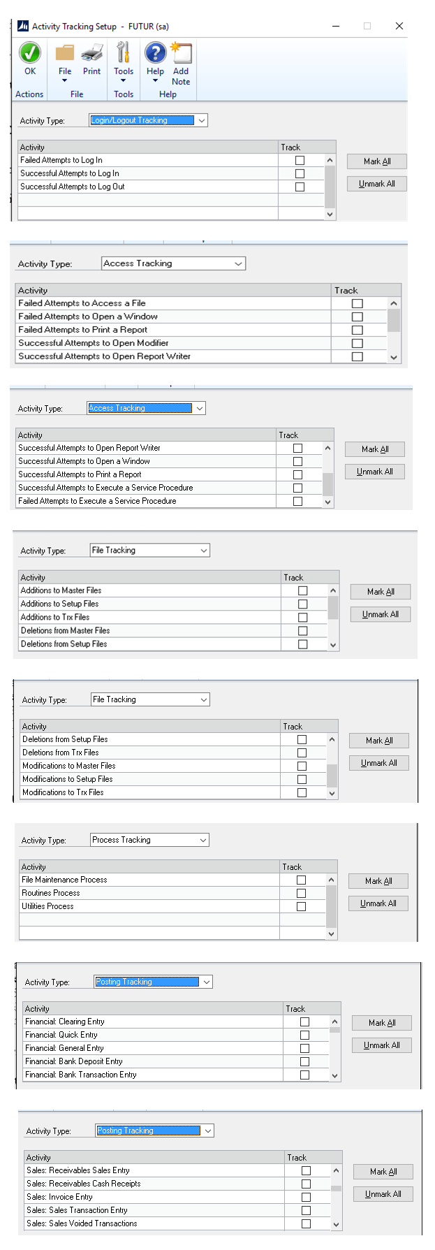 Dynamics GP Tip How To Set Up Activity Tracking in Dynamics GP