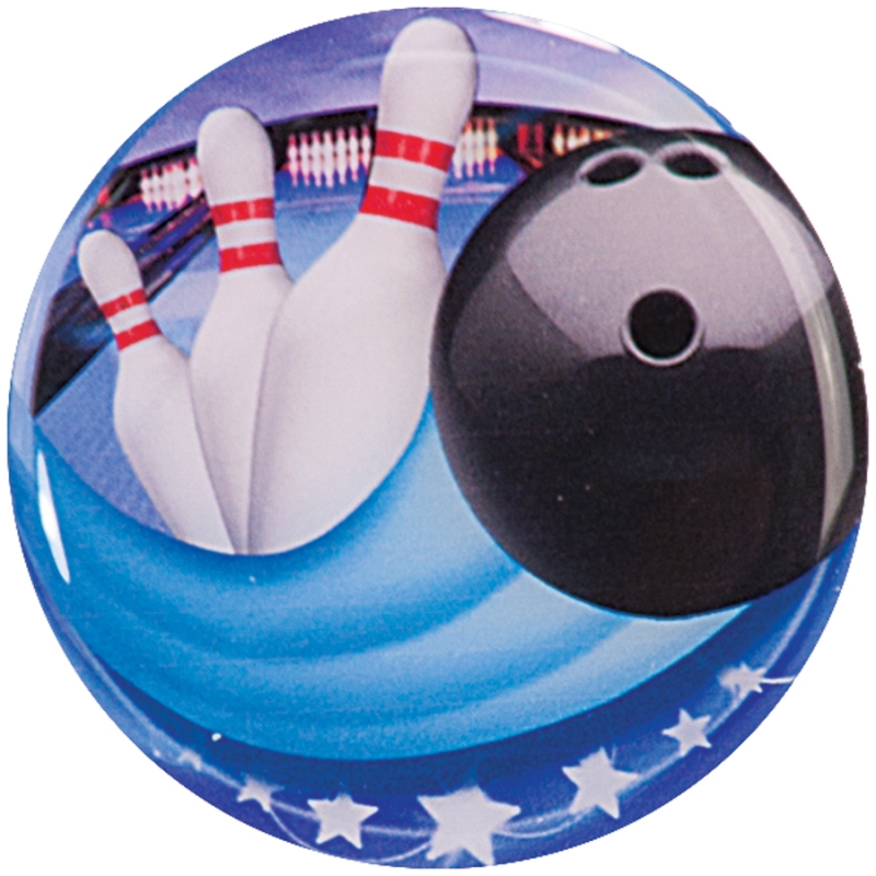 Bowling Epoxy Dome Mylar Insert California Trophy & Awards