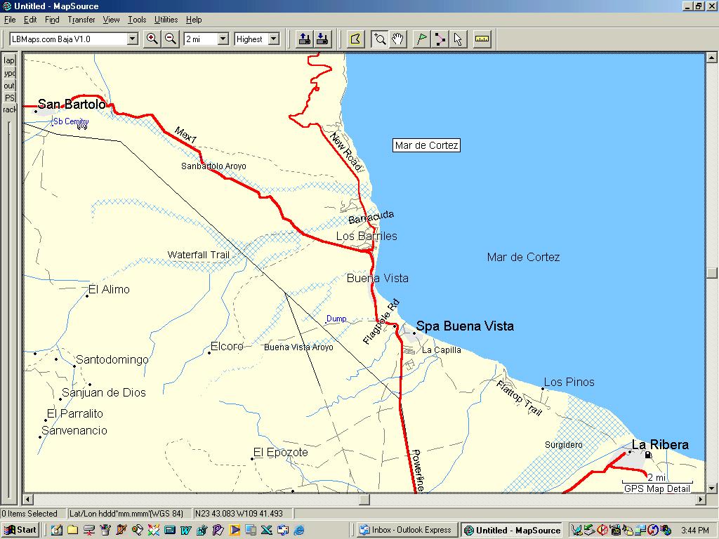 Los Barriles Mexico Map Los Barriles Map GPS CalyCanto