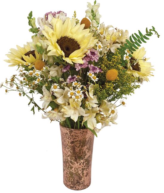 Divine Sunflowers & Daisies Bouquet Calyx Flowers, Inc