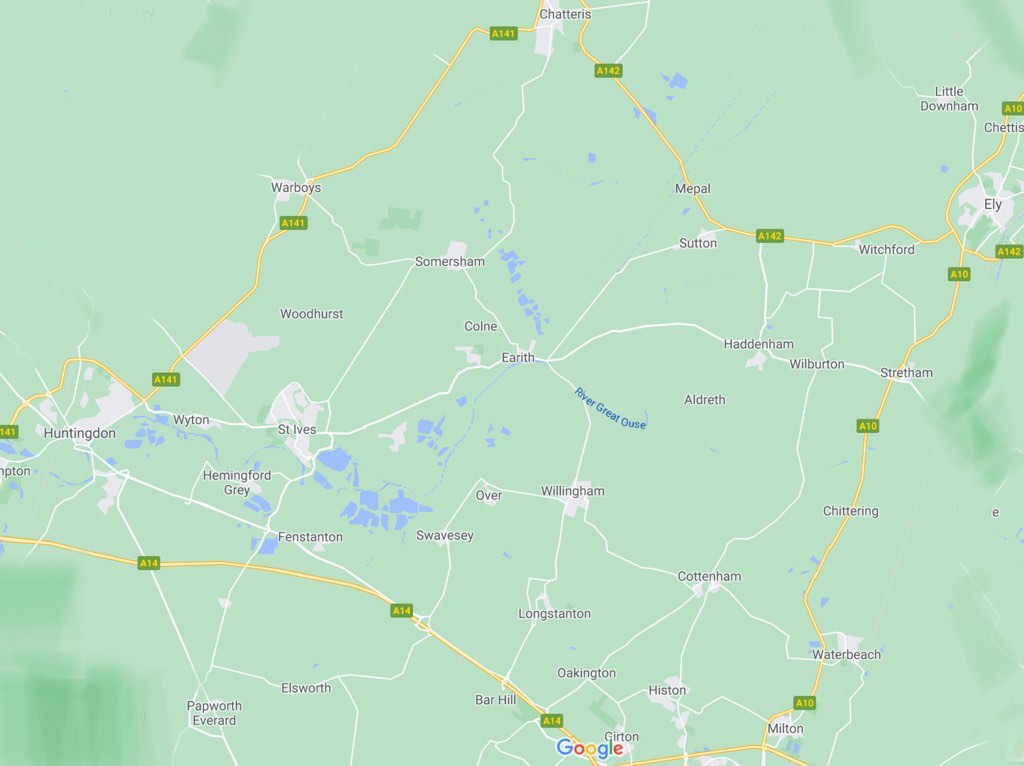 Areas Covered Cambridge Automatic Driving School