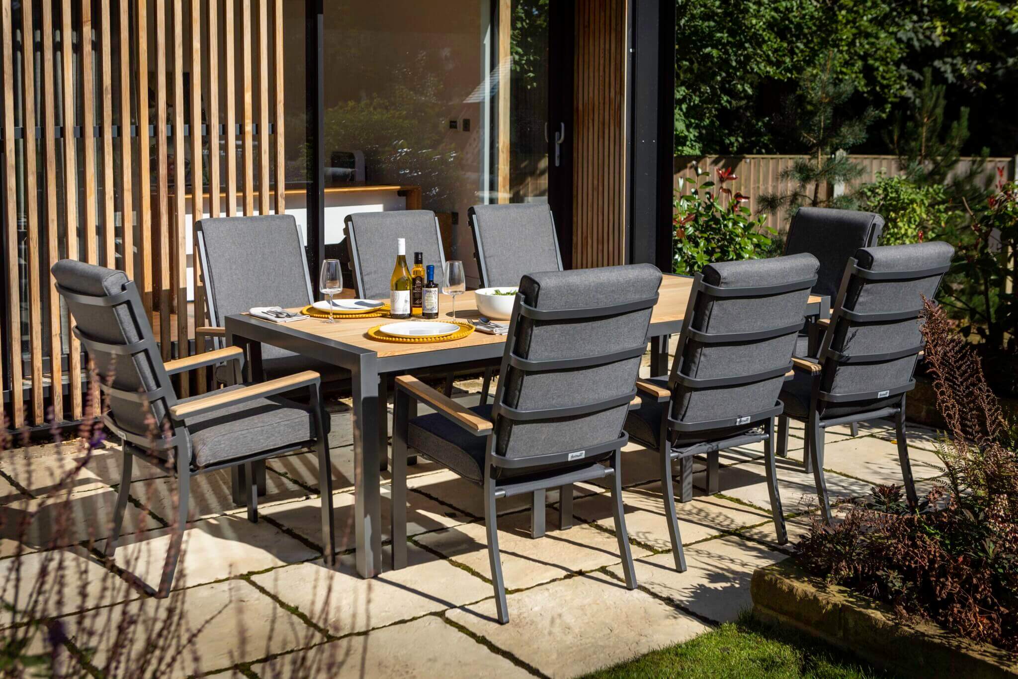 Hartman Singapore 8 Seat Rectangular Dining Set Cambridge Home & Garden