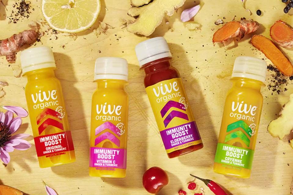 Suja Juice Acquires Wellness Shots Company Vive Organic Cambridge SPG