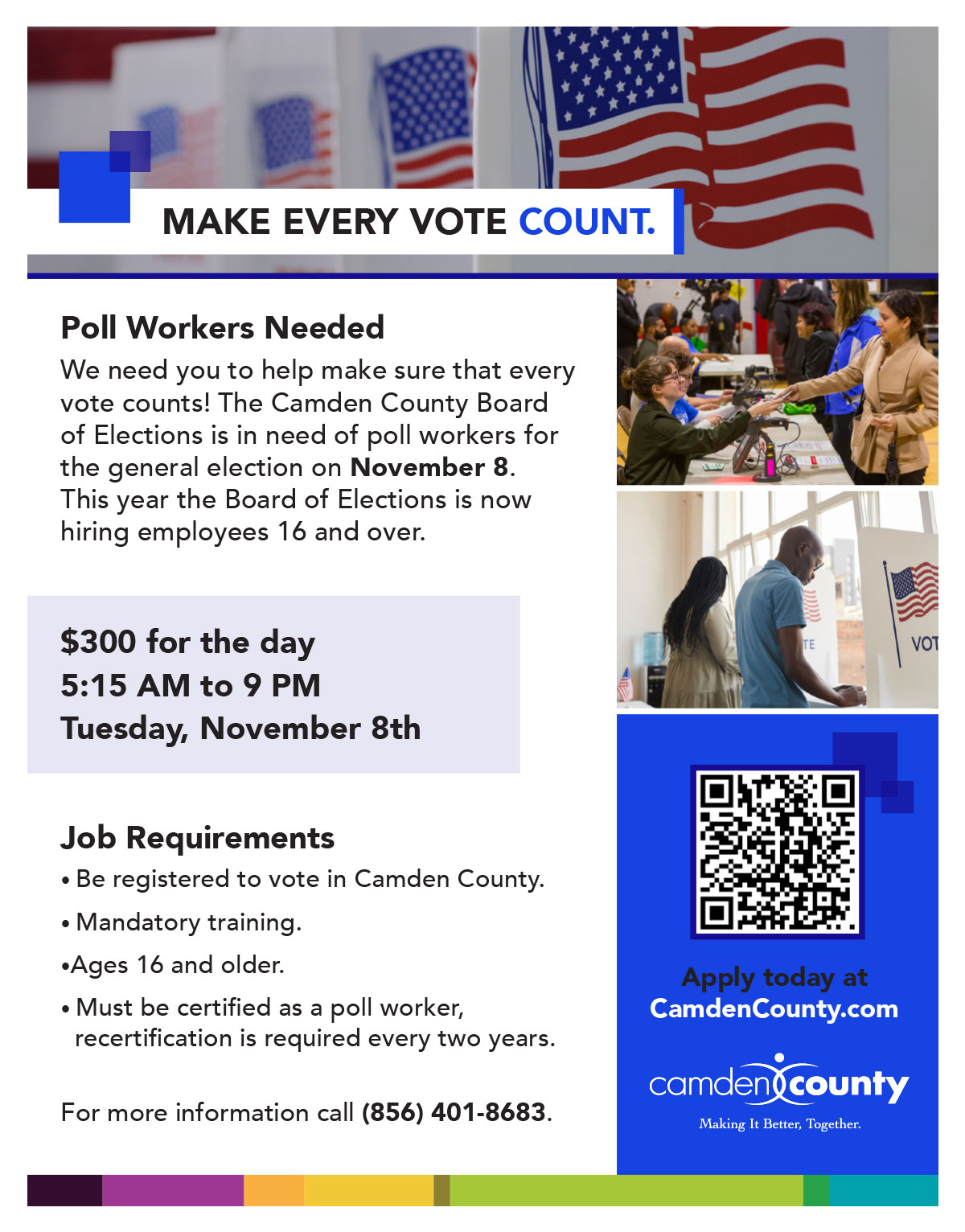 pollworkerflyerrevised Camden County, NJ