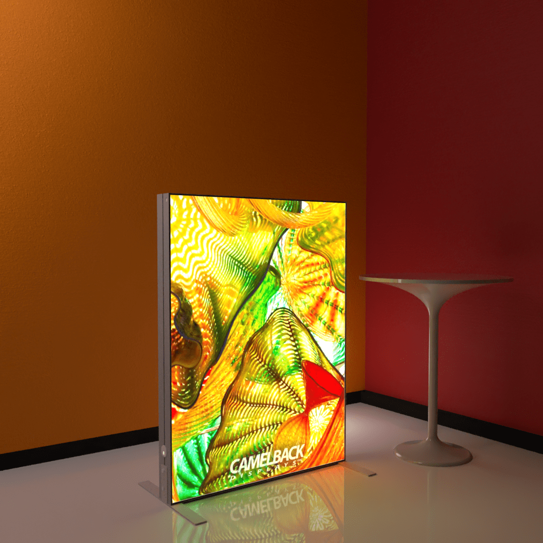 Vector Frame Light Box 01R Backlit Fabric Displays Vector Lightbox