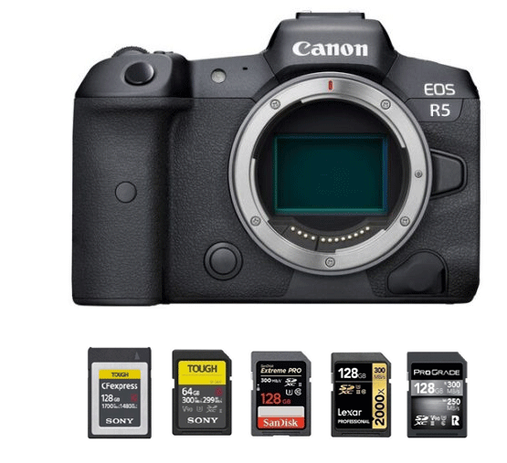 Best Memory Cards for Canon EOS R5 Camera Rumors