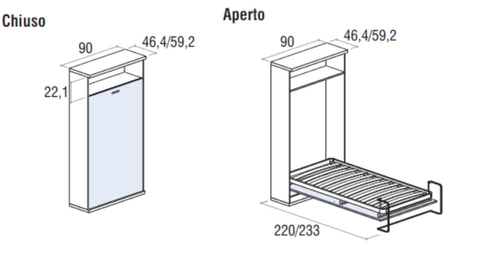 Standard, francese, queen e king size. Che Misure Ha Un Letto A Ribalta Singolo