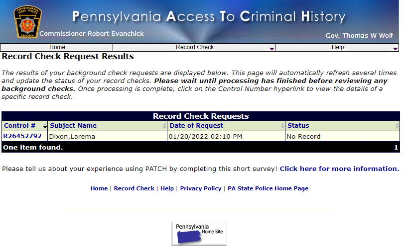 Background Check WalkThroughs Camp Sequoia