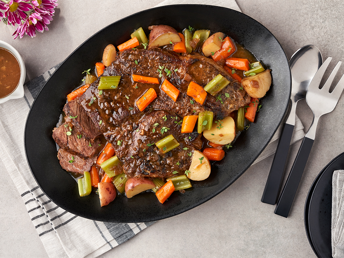 Easy Slow Cooker Savory Pot Roast Campbell’s® Recipes