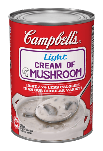 29 residents may have trouble adjusting to new food practices such as a prescribed heart healthy diet, or not getting the food to which they are culturally accustomed. Campbell's Light Cream of Mushroom - Campbell Company of ...