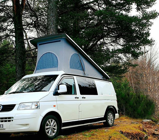 Campervan hire in Scotland direct from Owners