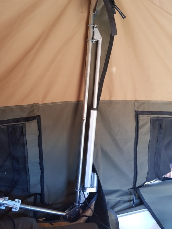 DIY actuators install to open & close your camper trailer tent