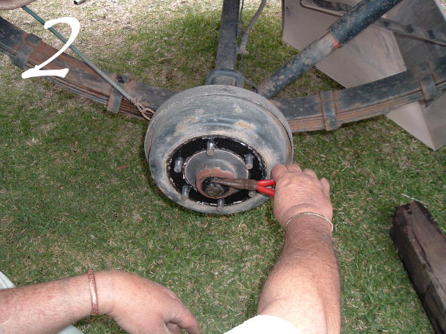 servicing camper trailer wheel bearings