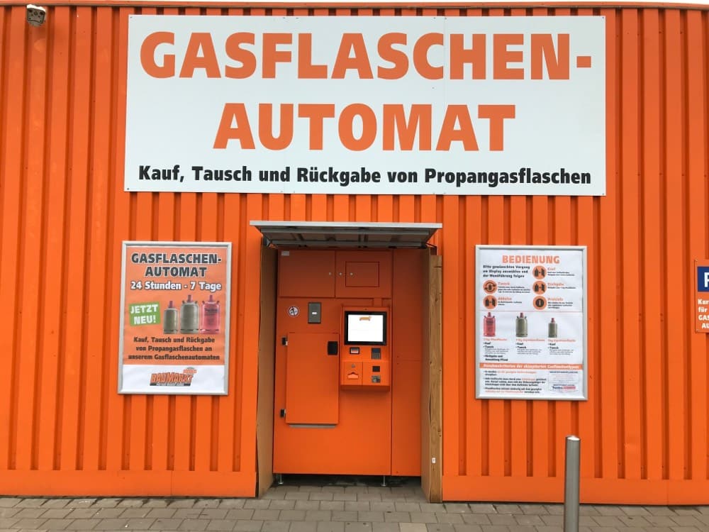 Globus-Baumarkt Gasflaschen-Automat: Gasflaschen Am Automaten Tauschen - Campervans Magazin