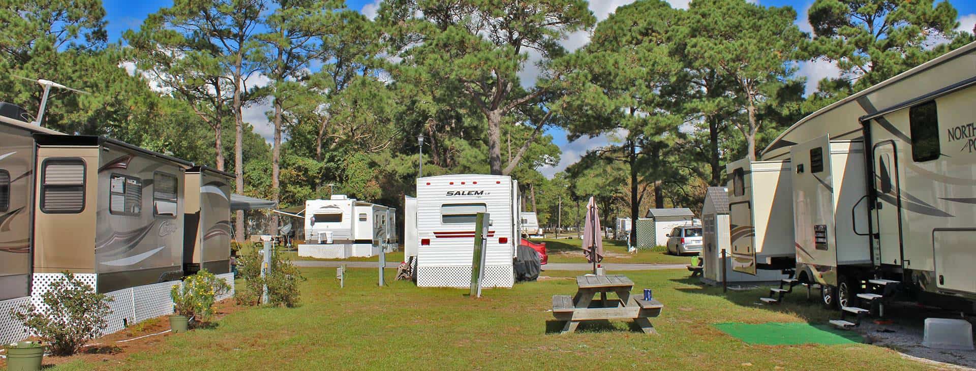 Water's Edge RV Park in Newport North Carolina NC