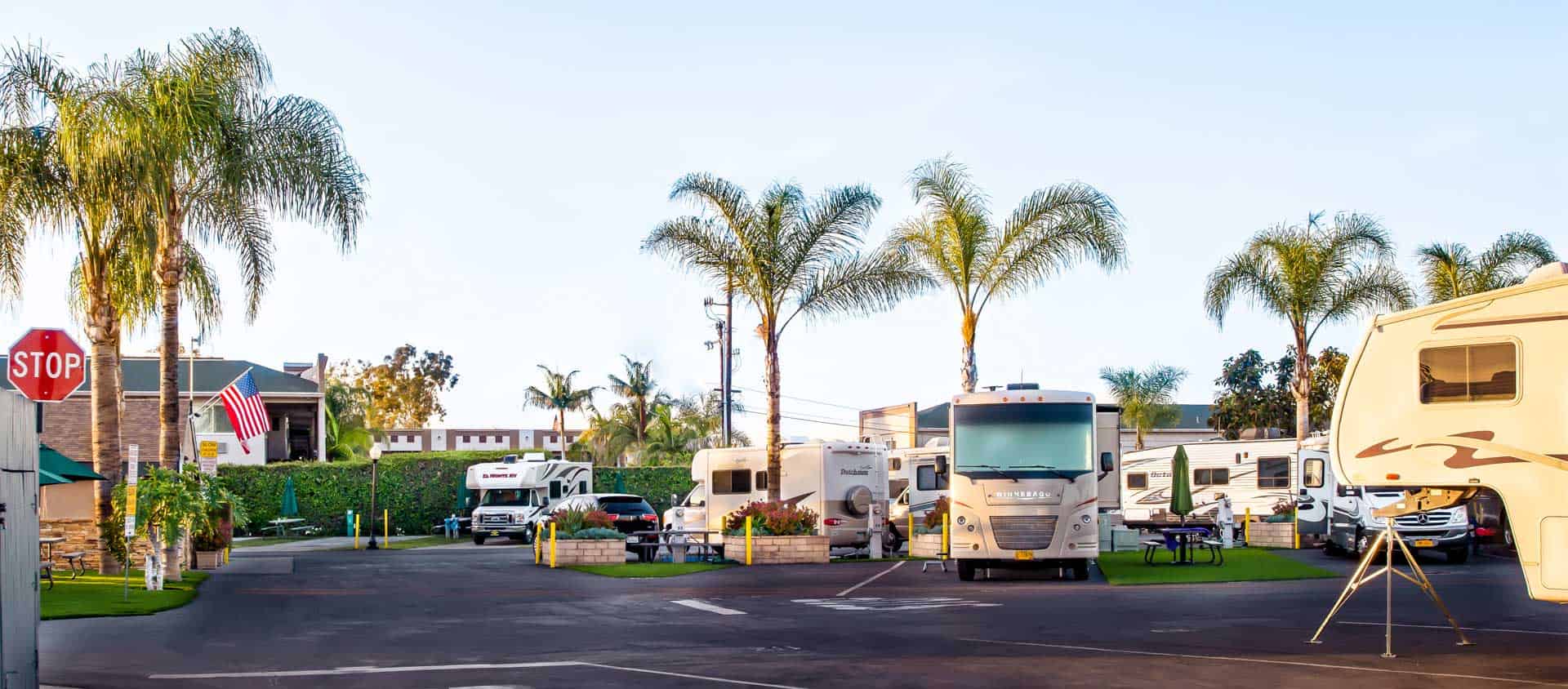 Anaheim Harbor RV Park in Anaheim California CA