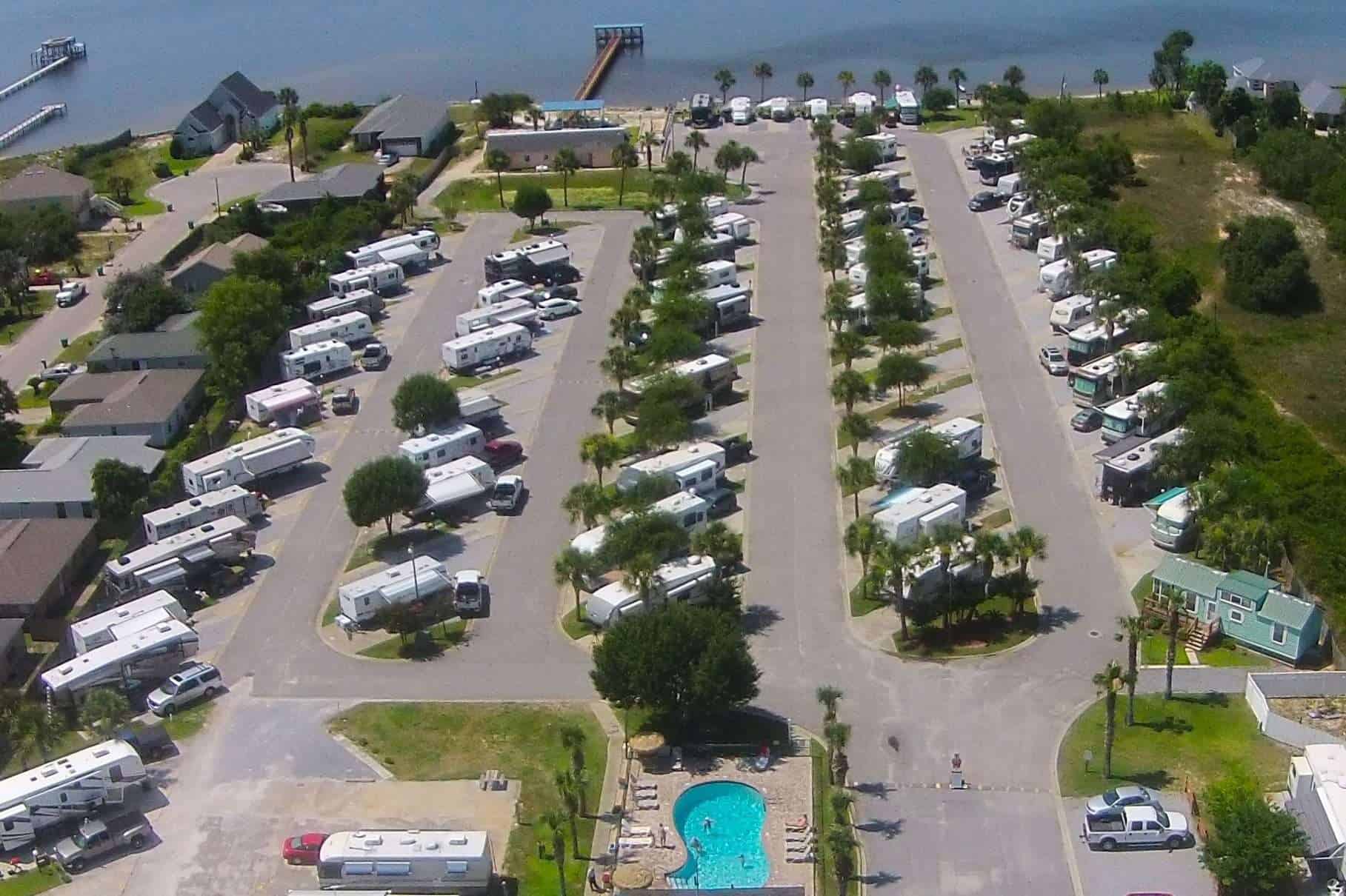 Emerald Beach RV Park in Navarre Florida FL