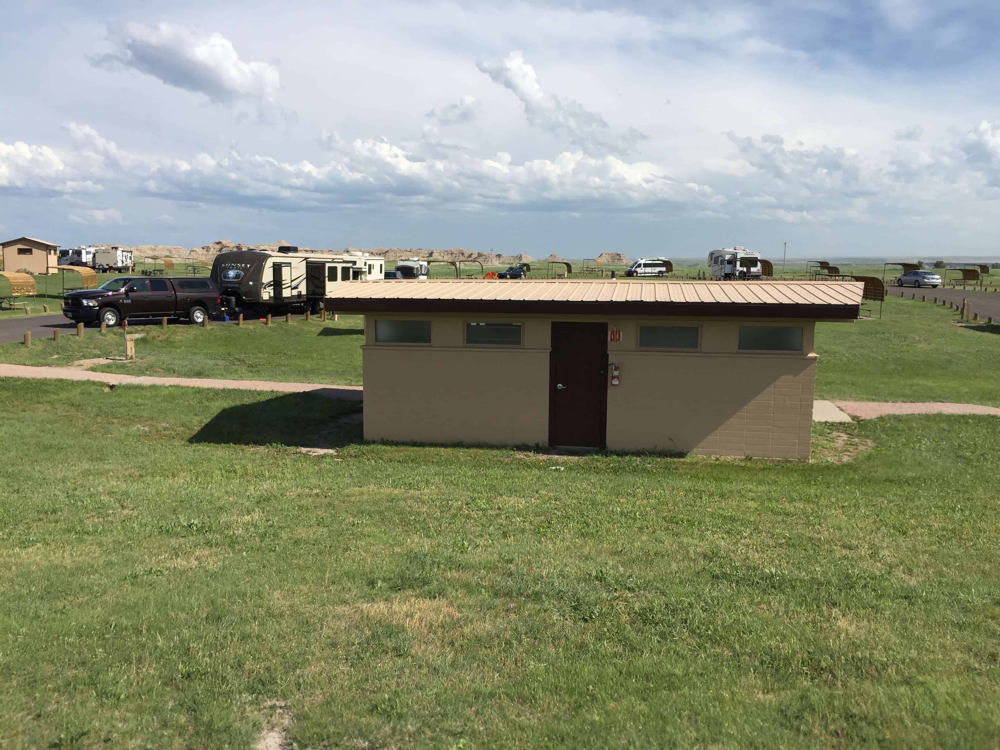 Cedar Pass Campground Badlands National Park near Interior South Dakota SD