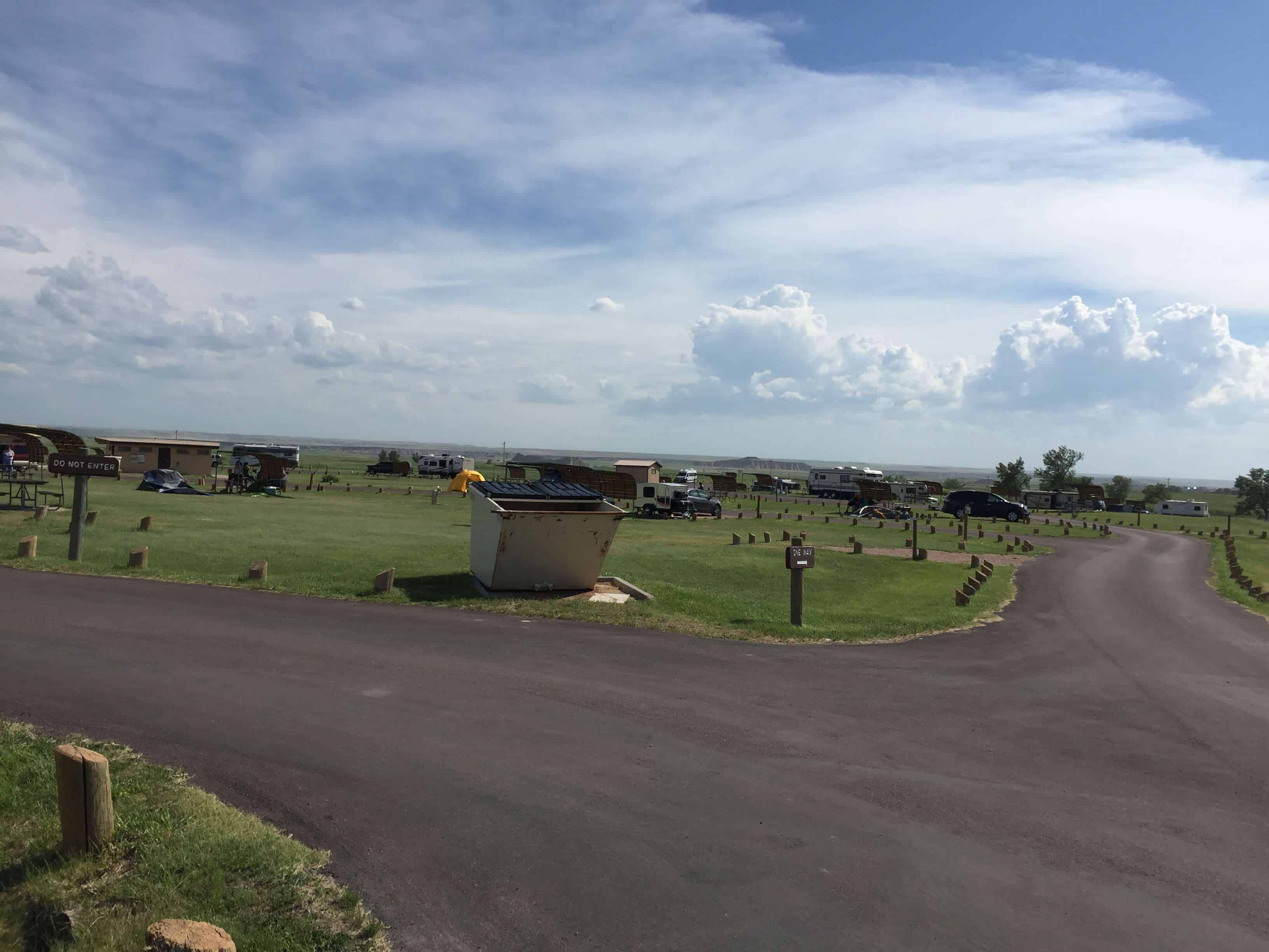 Cedar Pass Campground Badlands National Park near Interior South Dakota SD