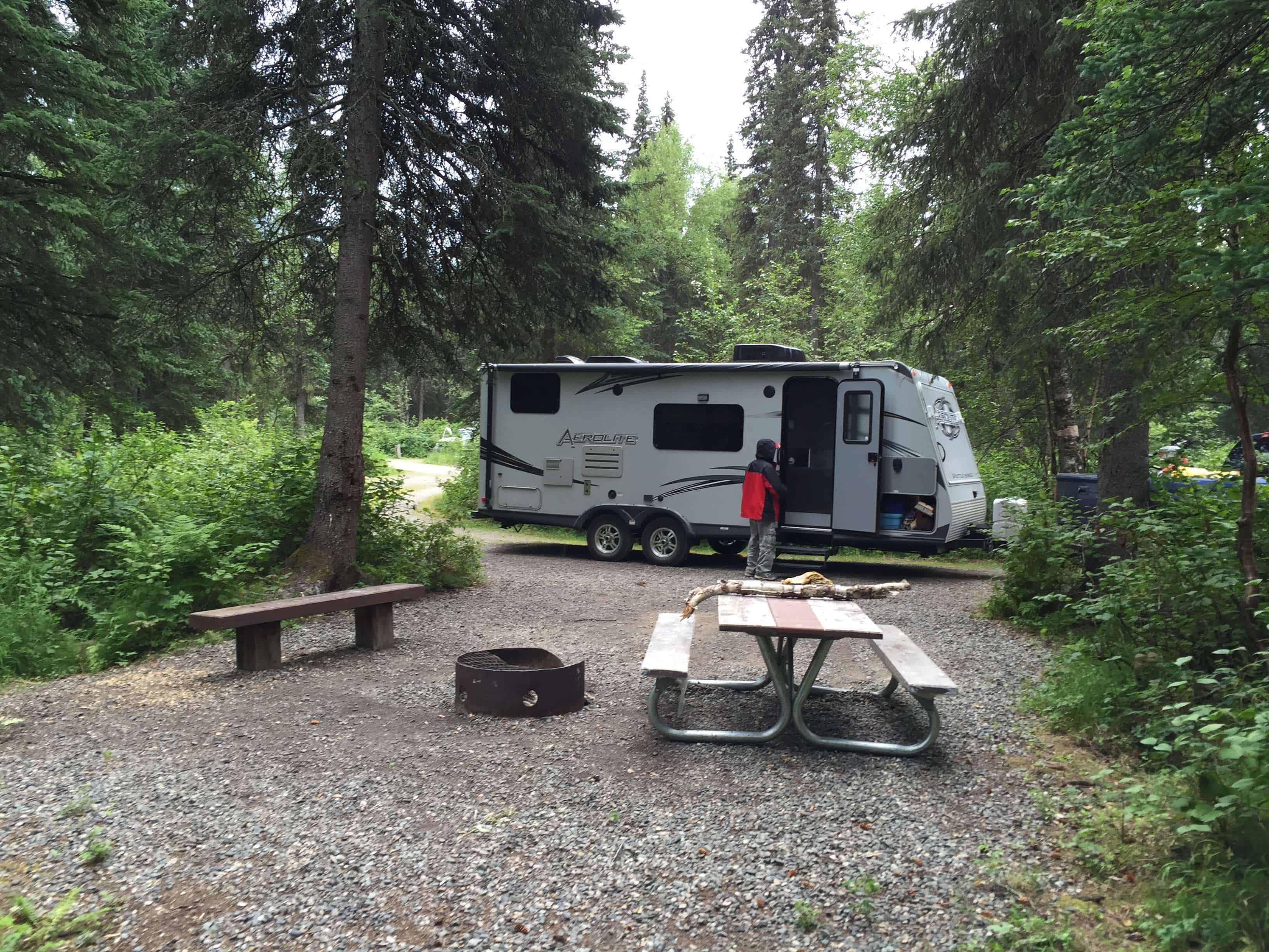 Byers Lake Campground in Trapper Creek Alaska AK
