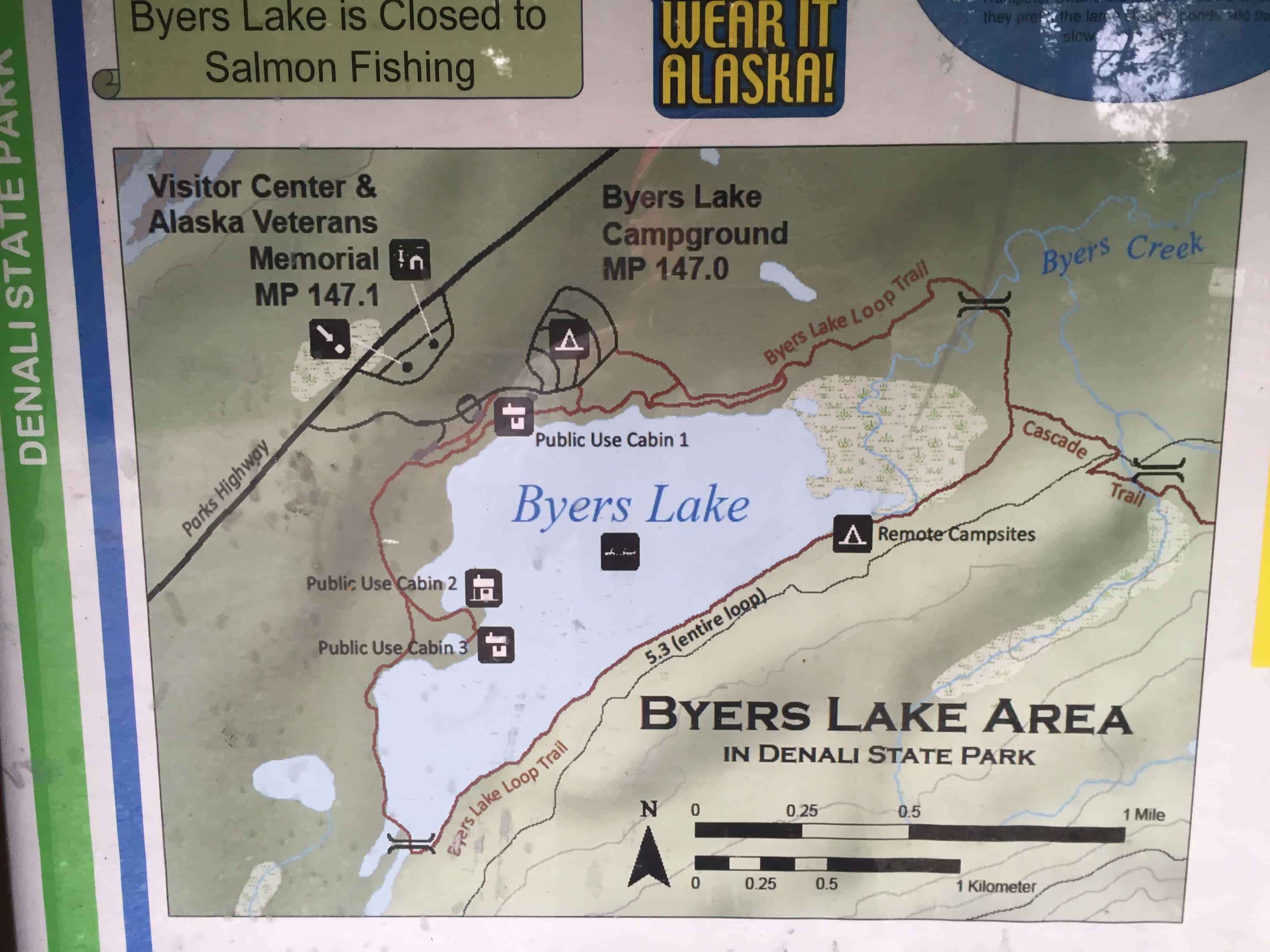 Byers Lake Campground in Trapper Creek Alaska AK