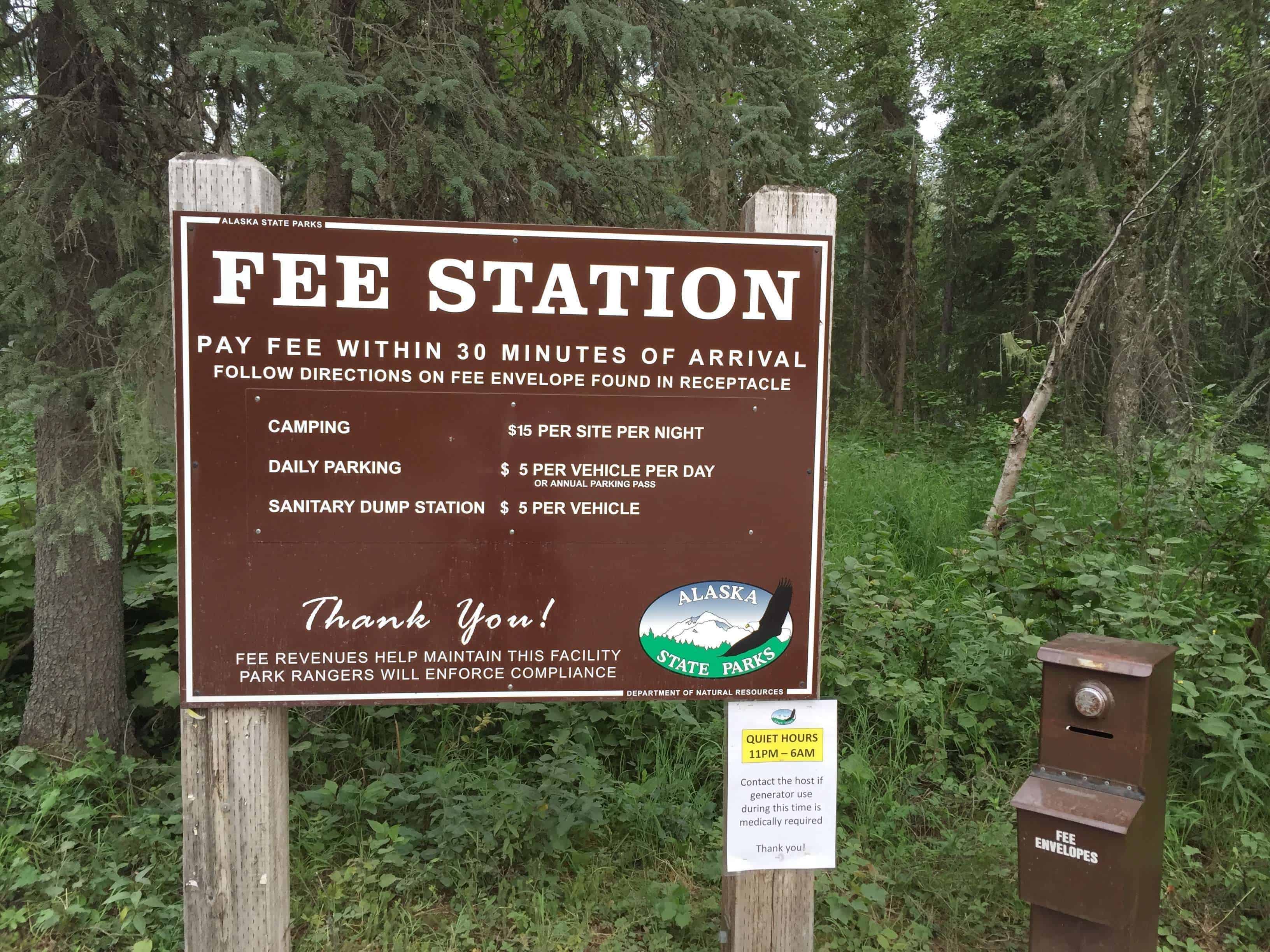 Byers Lake Campground in Trapper Creek Alaska AK