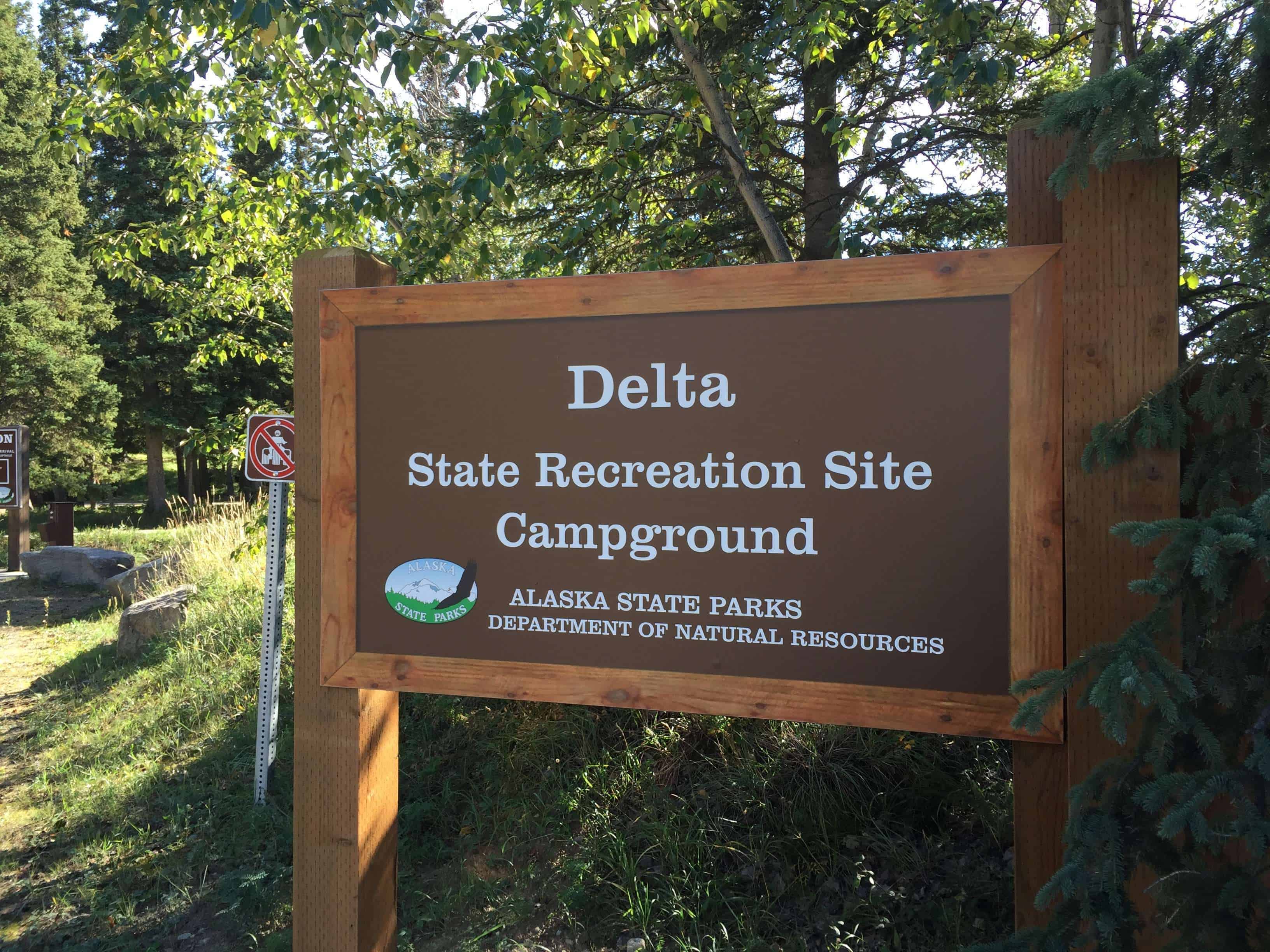 Delta State Recreation Site in Delta Junction Alaska AK