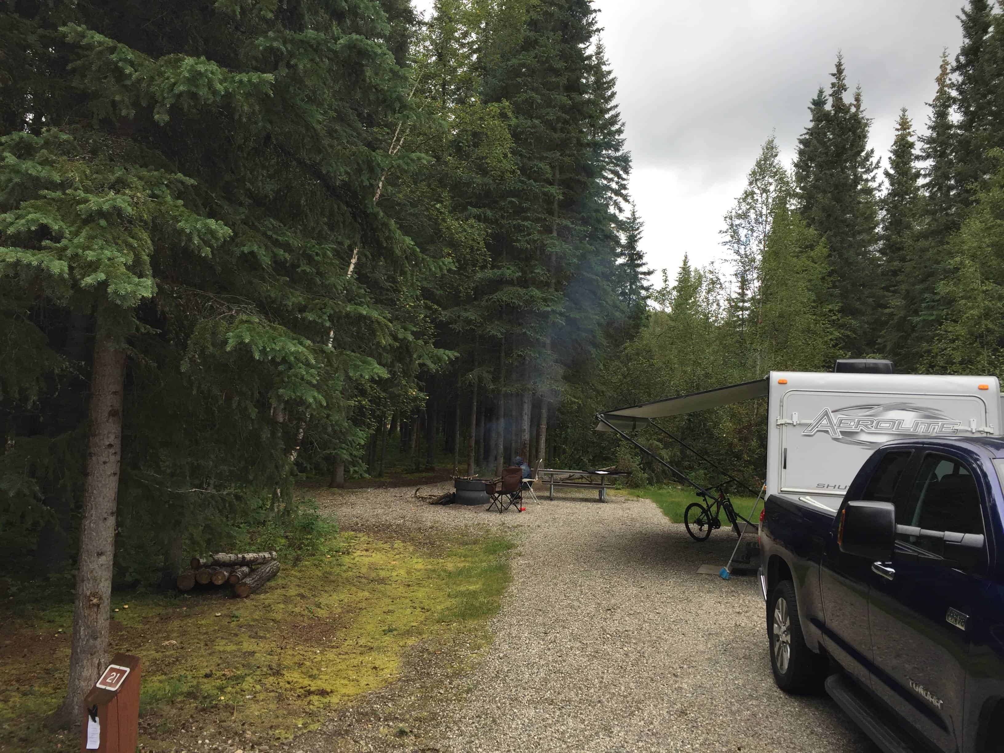 Chena River State Recreation Area Campgrounds Fairbanks Alaska AK