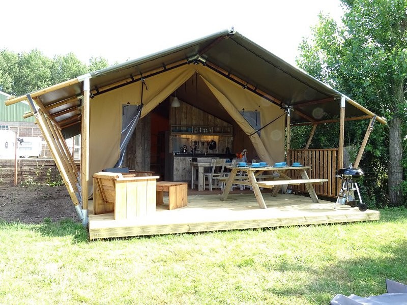 Safarizelt mieten Camping de Vlasschelf Kamperland, Zeeland