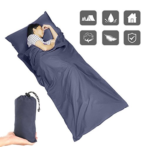 WAM Direct Sleeping Bag Liner Lightweight Summer Sleeping Bag for