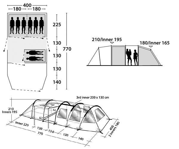 Outwell Norfolk Lake Tent Spares CampingWorld.co.uk