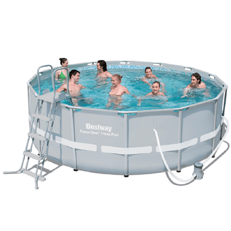 Bestway 14’ x 48” Steel Frame Pool Set CampingWorld.co.uk