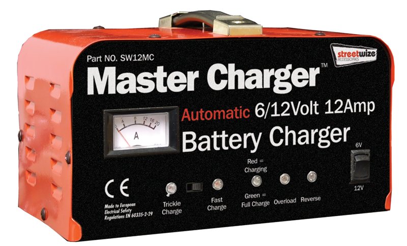 Streetwize Heavy Duty 12 Volt 12 Amp Automatic Battery Charger