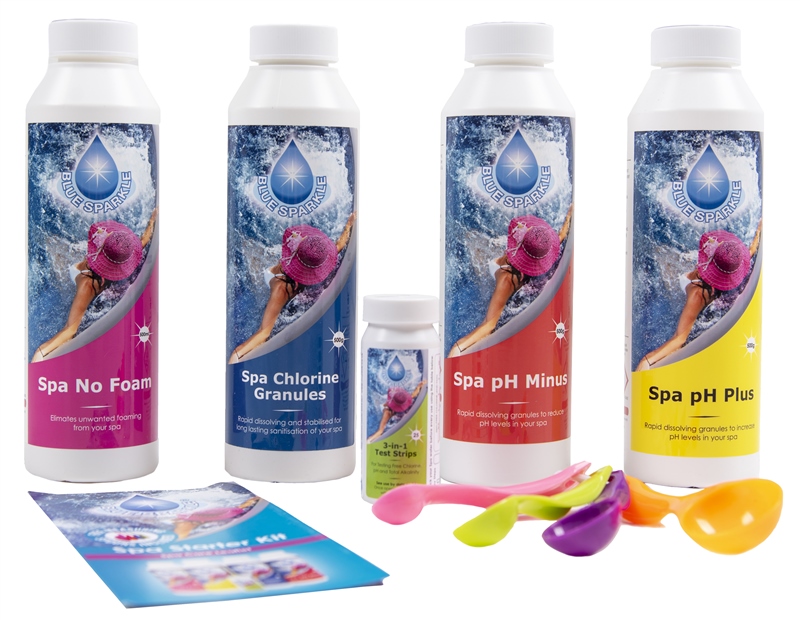 MSpa Blue Sparkle Hot Tub Chemical Starter Kit CampingWorld.co.uk