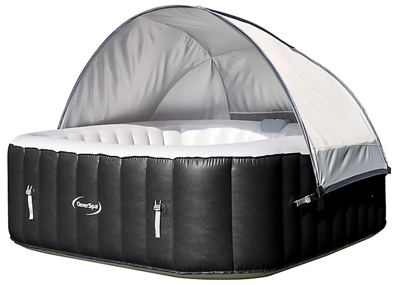 CleverSpa 6 Person Square & Round Hot Tub Canopy Shelter CampingWorld.co.uk