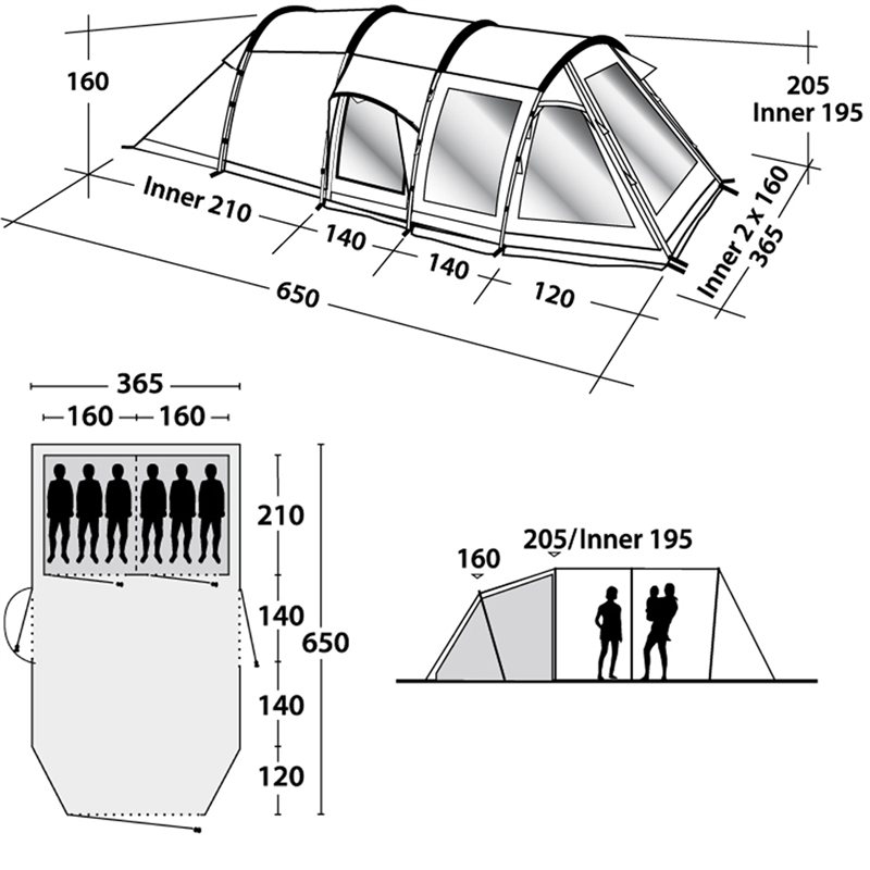 Outwell Nevada XL Tent Spares CampingWorld.co.uk