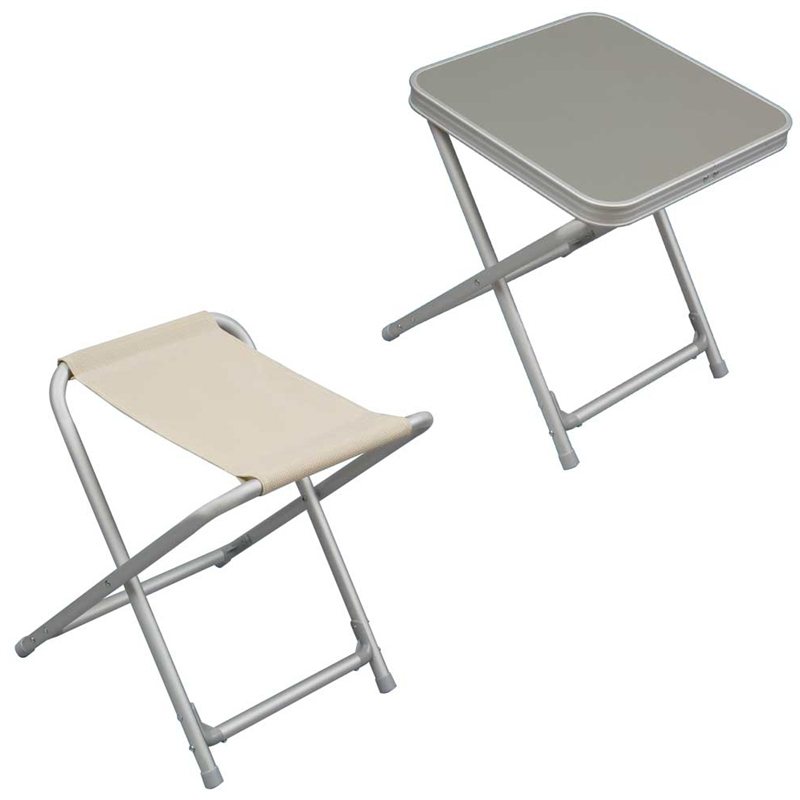 Kampa Dometic Stable Stool and Table CampingWorld.co.uk