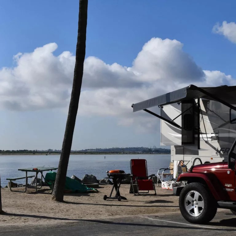 Waterfront RV Park & Tent Camping along Mission Bay San Diego