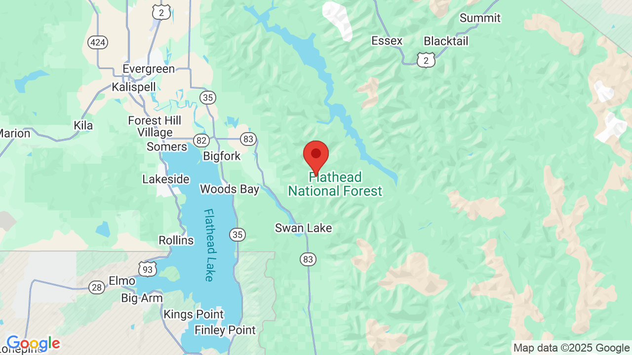 Flathead National Forest Map Flathead National Forest Campsite Photos