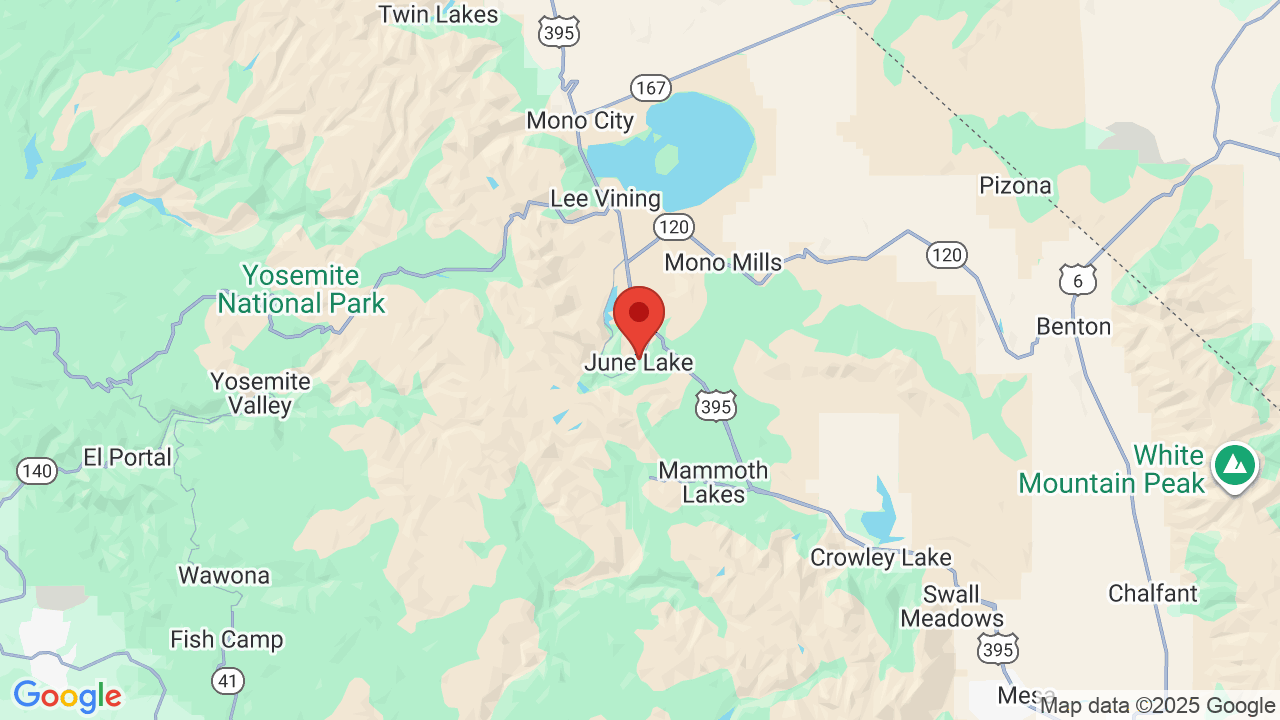 June Lake Campsite Photos and Campground Information