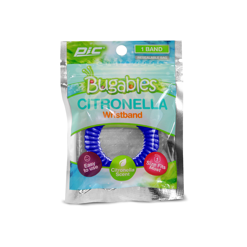 BUGABLES CITRONELLA COIL WRISTBANDS