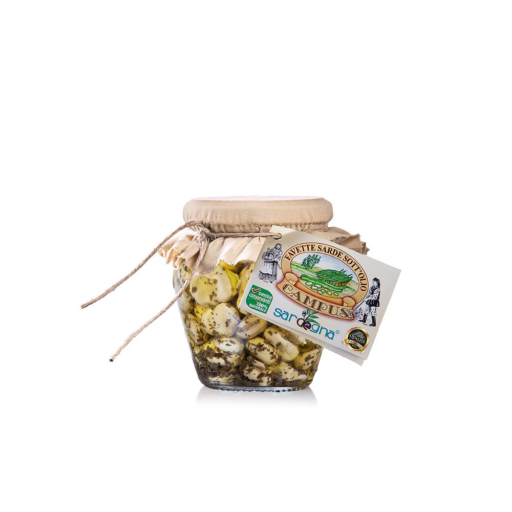 Favette sarde sott’olio Campus Conserve Alimentari
