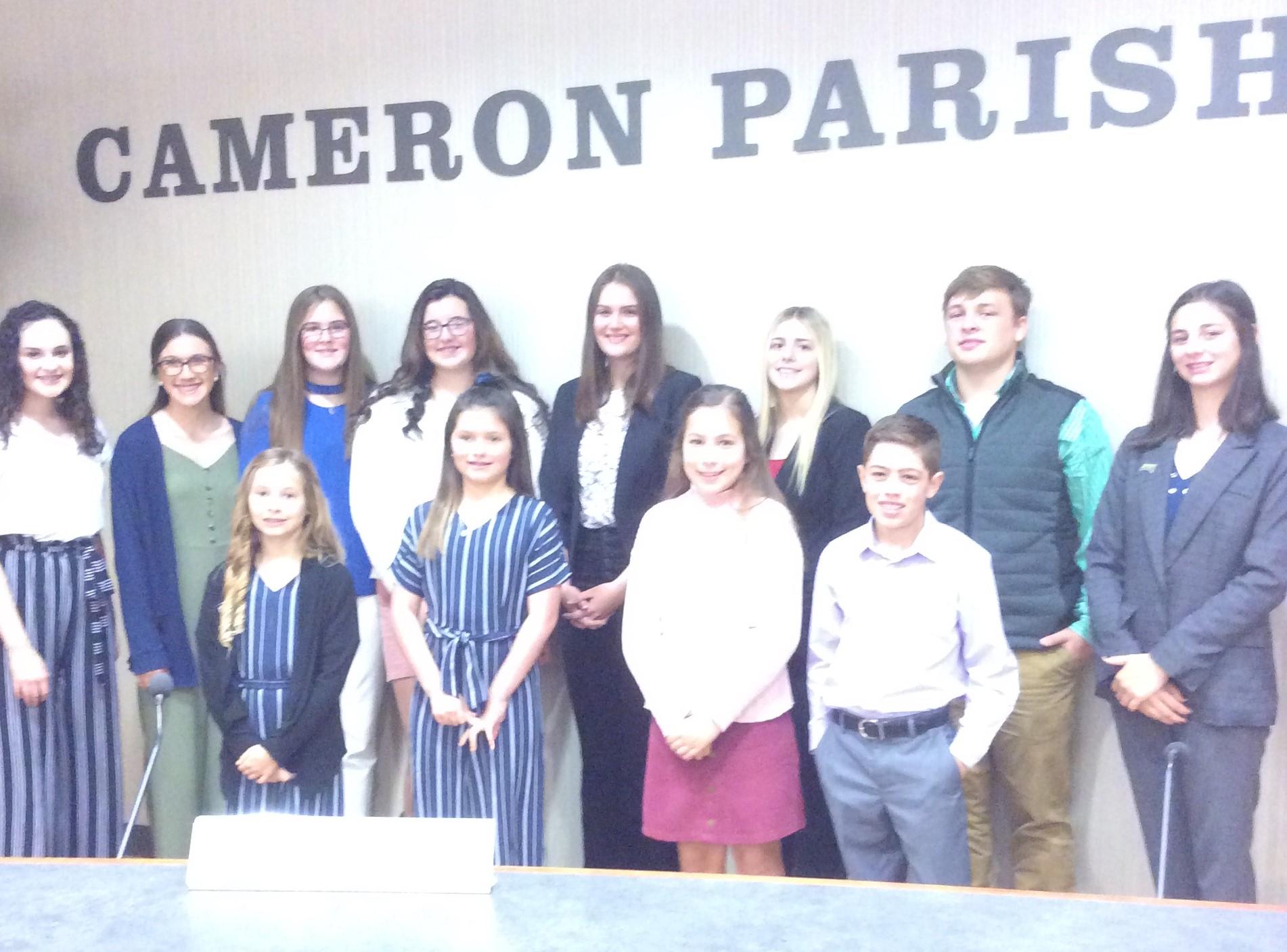 Students of the Year Announced Cameron Parish School District