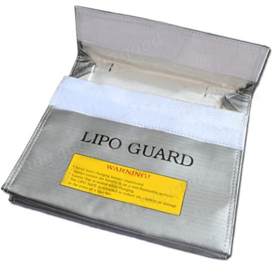 LIPO Guard Safety FireResistant Charging Bag Large (235 x 65 x 180 mm)