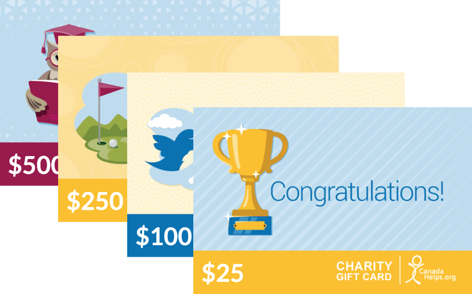 Bulk Gift Card order page CanadaHelps Donate to any charity in Canada