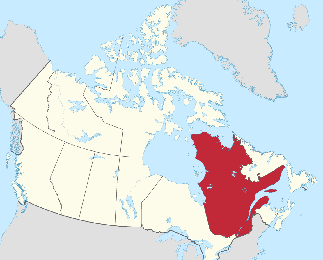 Map Of Quebec City Area