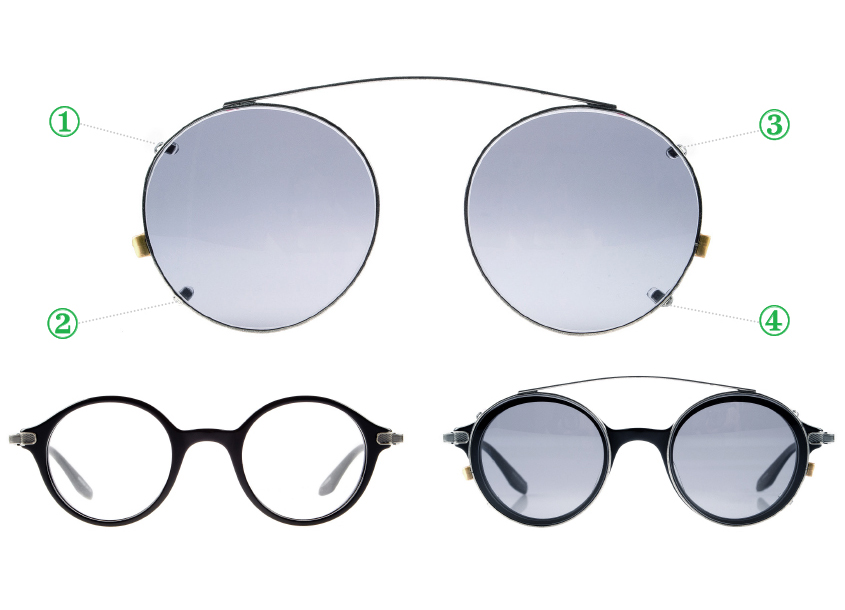 Custom Clipon Canadian Glasses